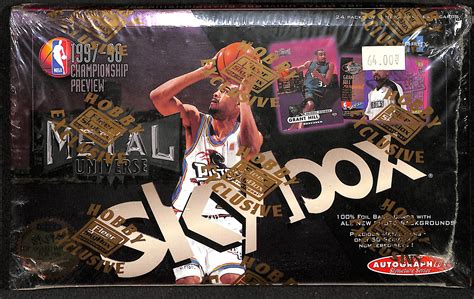 97 98 metal universe box|97 98 metal universe basketball cards.